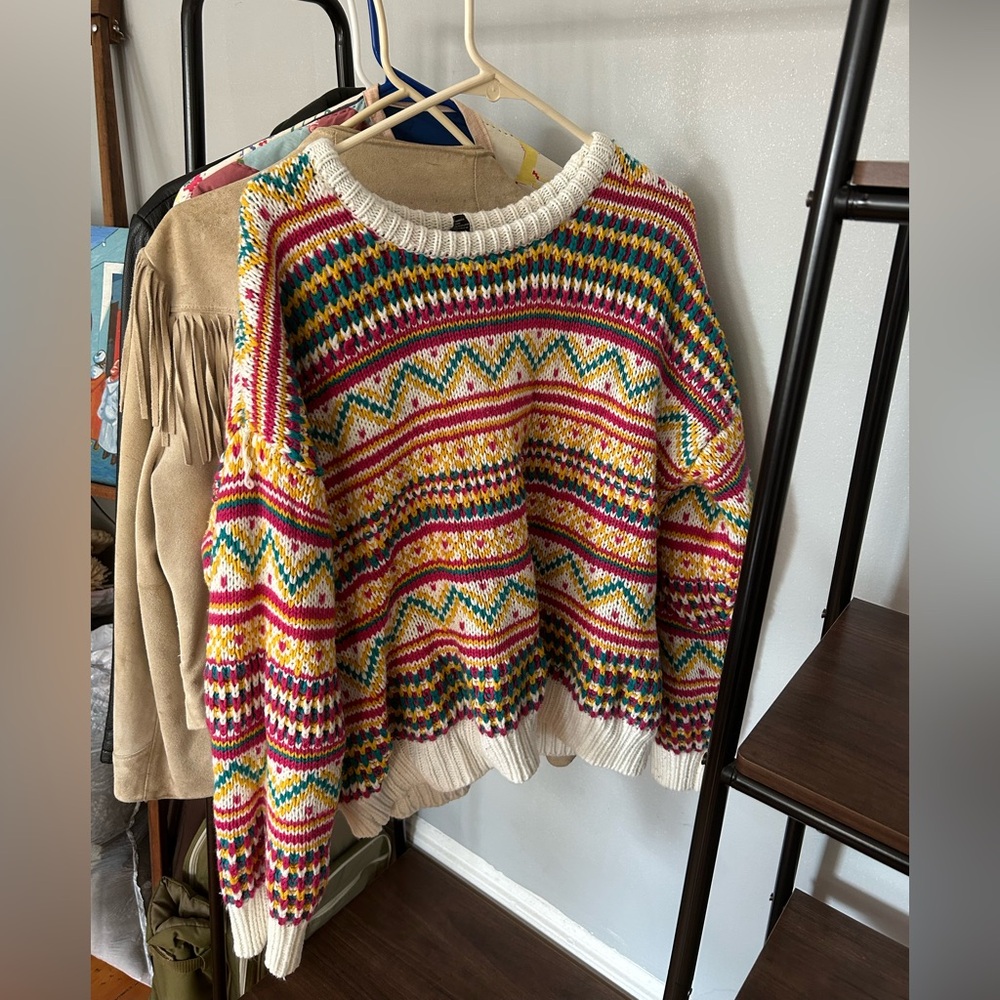 Forever 21 Colorful Knit Sweater